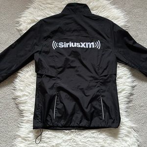 Sirius XM Branded Core365 Ladies Black Rain Windbreaker Jacket
